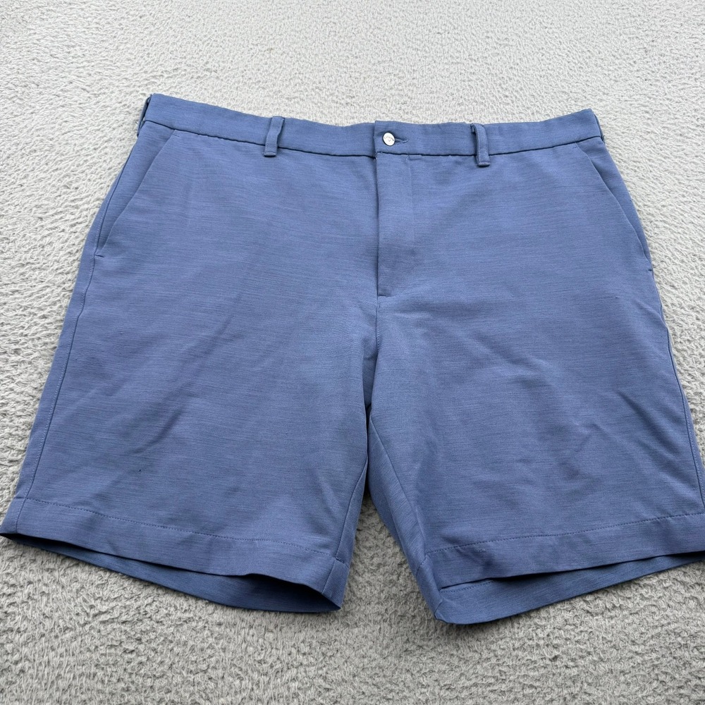 Callaway Golf Shorts Mens 40 Blue Heathered Stretch Performance Active 3512